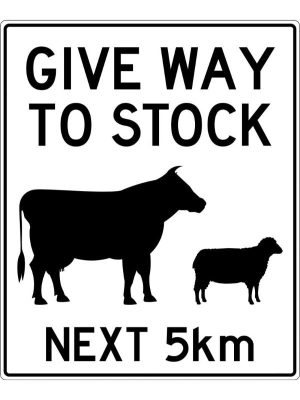 Give Way To Stock (Stock Picto) Next 5km