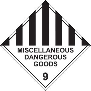 Hazchem Labels â€“ Miscellaneous Dangerous Goods 9