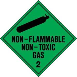 Hazchem Labels Non Flammable Non Toxic Gas 2 Sign