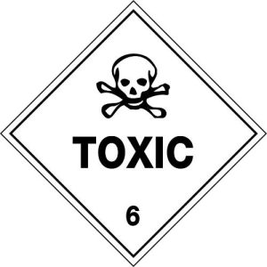 Hazchem Labels Toxic 6