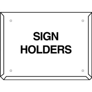 Hazchem Sign Placard Holder 800x600mm