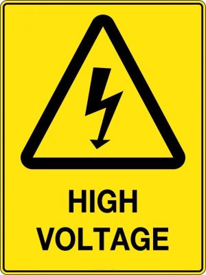 High Voltage sign