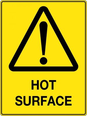 Hot Surface Sign