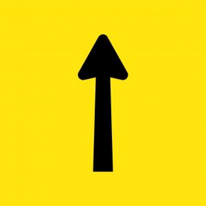Lane Status Open (Arrow Up 600mmx600mm)