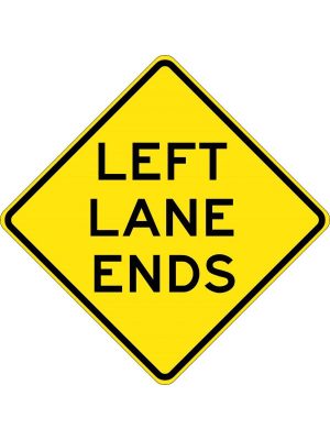 Left Lane Ends
