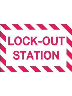 Lockout Station Sign