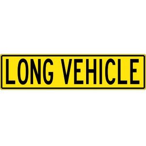 Vehicle Sign – Long Vehicle (1 Piece) | Civil Products WA
