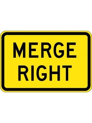 Merge Right Sign