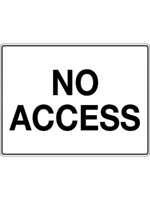 No Access Sign