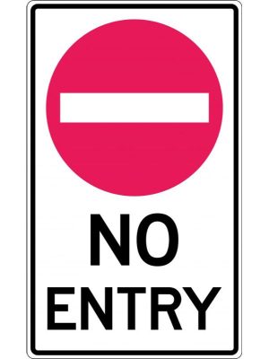 No Entry and symbol NSW Standard