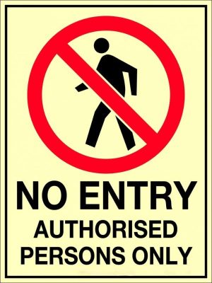 Danger No Entry Authorised Personnel Only Sign | Mining Safety | Civil Products WA