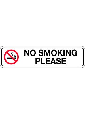 Prohibition Sign No Smoking Please