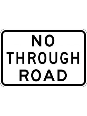 No Through Road