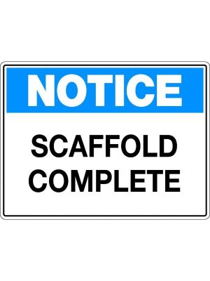 Notice Scaffold Complete