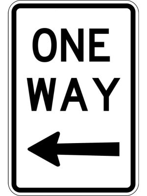 One Way (Left Arrow)
