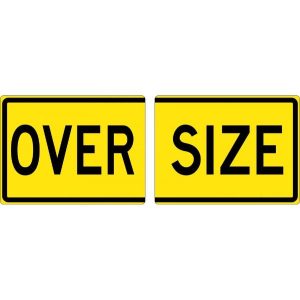 Vehicle Sign – Over Size (2 Pieces) | Civil Products WA
