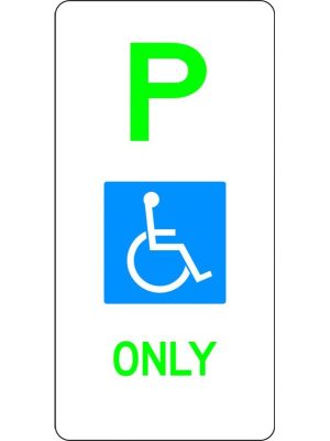 P Disabled Parking Only