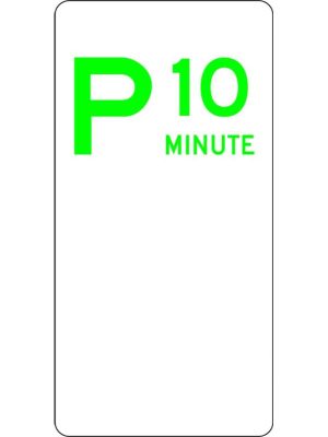 P10 Minute Parking Sign