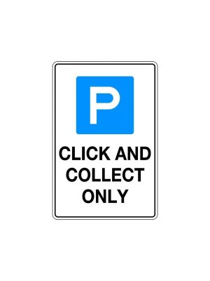 Parking Symbol, Click and Collect Only