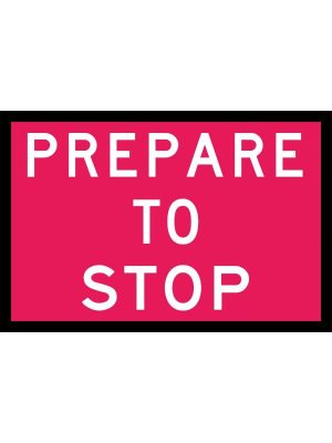 Prepare to Stop Sign | Civil Products WA