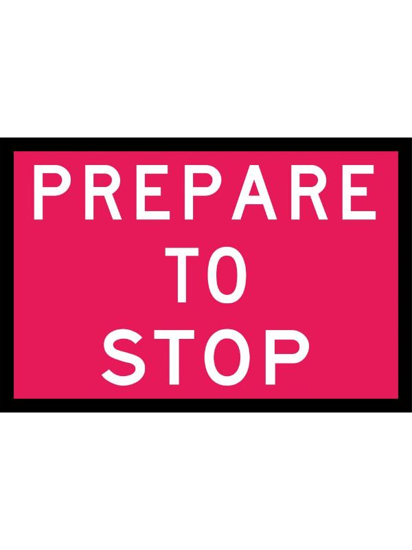 Prepare to Stop Sign | Civil Products WA