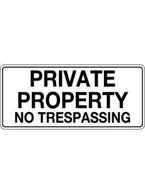 Private Property No Trespassing