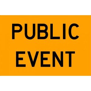 Public Event Sign