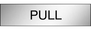 Pull (Horizontal) Engraved Traffolite