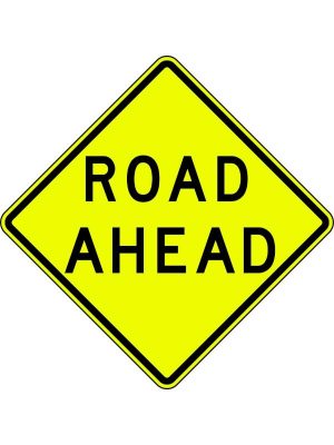 Road Ahead Sign