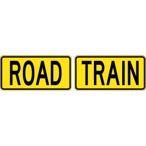 Vehicle Sign – Road Train (2 Pieces)