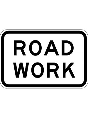 Road Work Sign