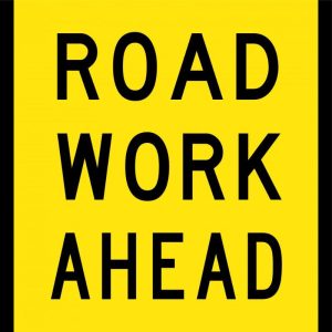 Road Work Ahead