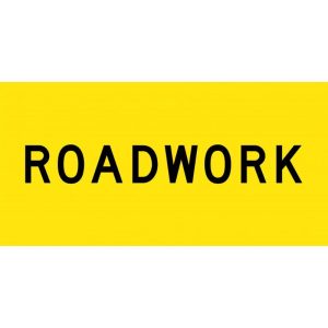 Roadworks Sign