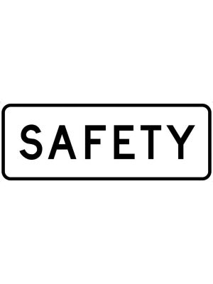 Safety Road Sign