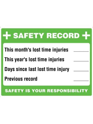 Safety Record Board