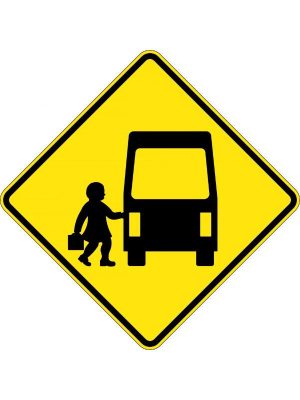 School Bus (Rear View) Sign