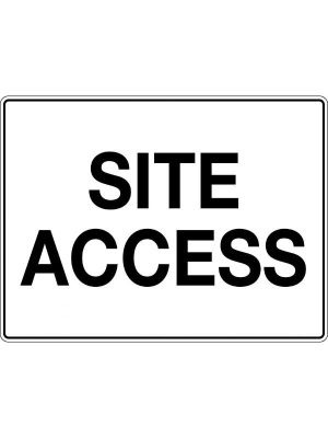 Site Access Sign