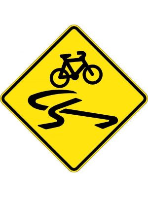 Slippery For Bicycles Picto
