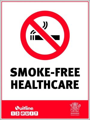 Prohibition Sign – Smoke Free Healthcare QLD