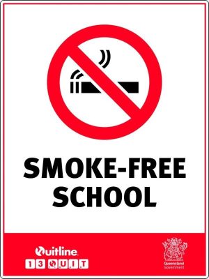 Prohibition Sign – Smoke Free School QLD