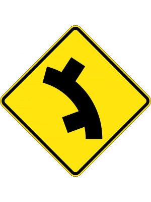 Staggered Side Road On Curve (Left or Right)