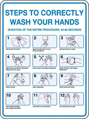 Steps to Correctly Wash Your Hands Covid-19
