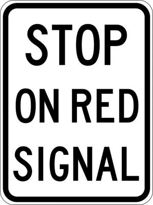 Stop On Red Signal