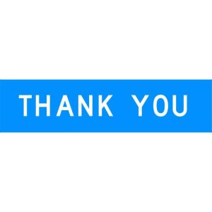 Thank You Sign | Civil Products WA