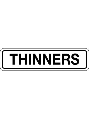 Thinners Sign