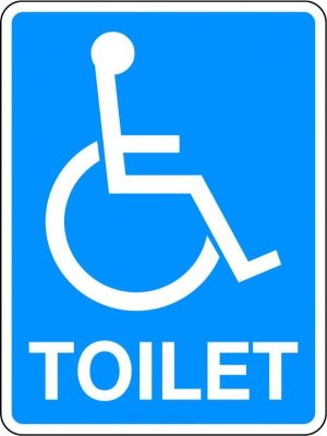 Disabled Toilet Sign