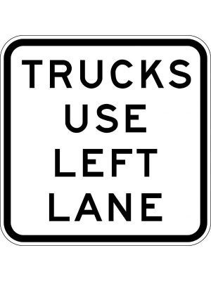 Trucks Use Left Lane