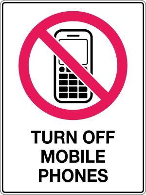 Prohibition Sign – Turn Off Mobile Phones