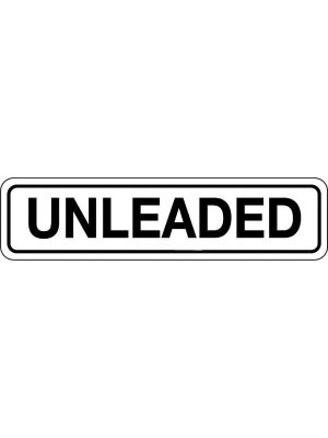 Unleaded Sign