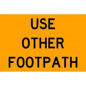 Use Other Footpath Traffic Sign